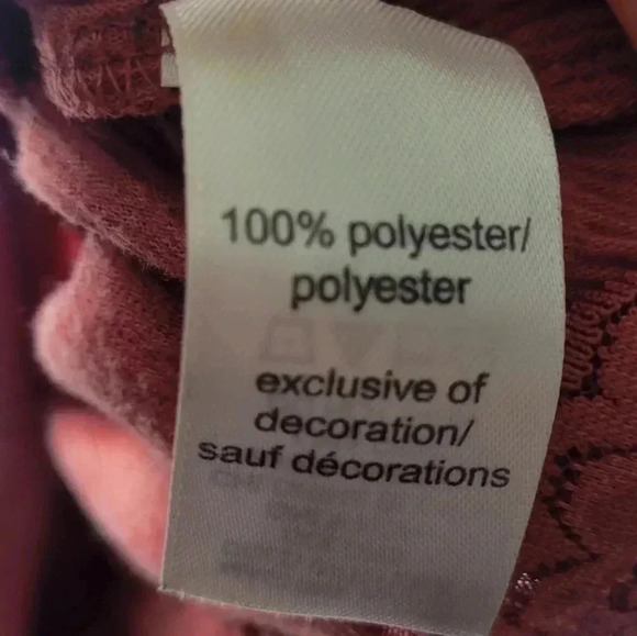 Maurices soft and stretchy burnt orange tank top, size small - Picture 5 of 5